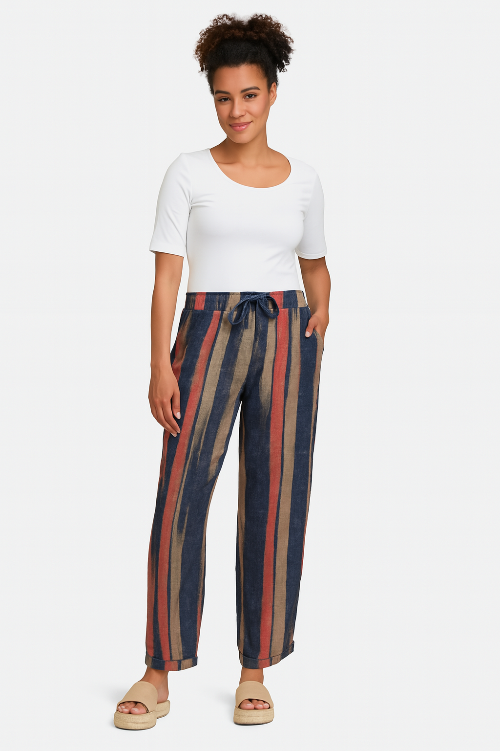 Rive | Luxus Hose aus Baumwolle-Leinen