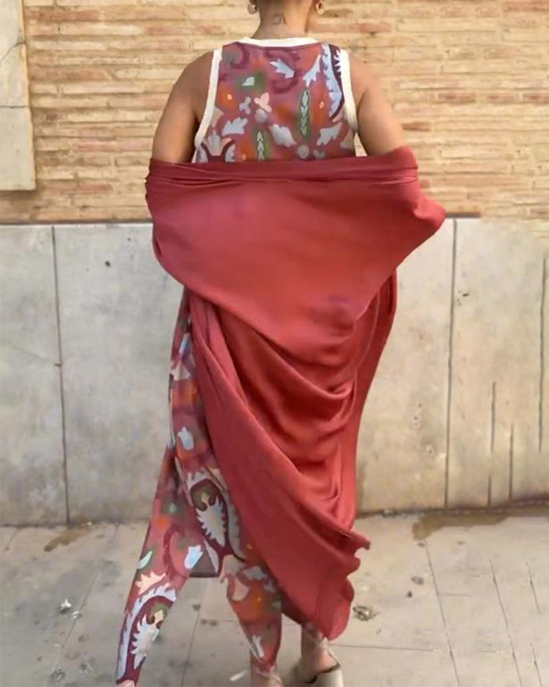 Bella – Zweiteiler mit kreativem Print für urbane Sommer-Looks & starke Auftritte