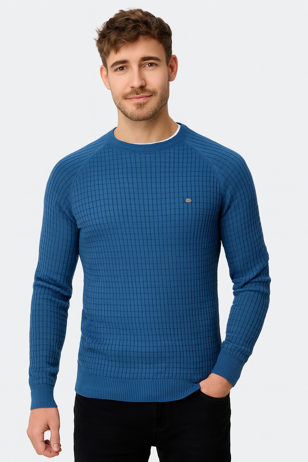 Harold - Eleganter Pullover für Herren Vincent mit schickem Karomuster