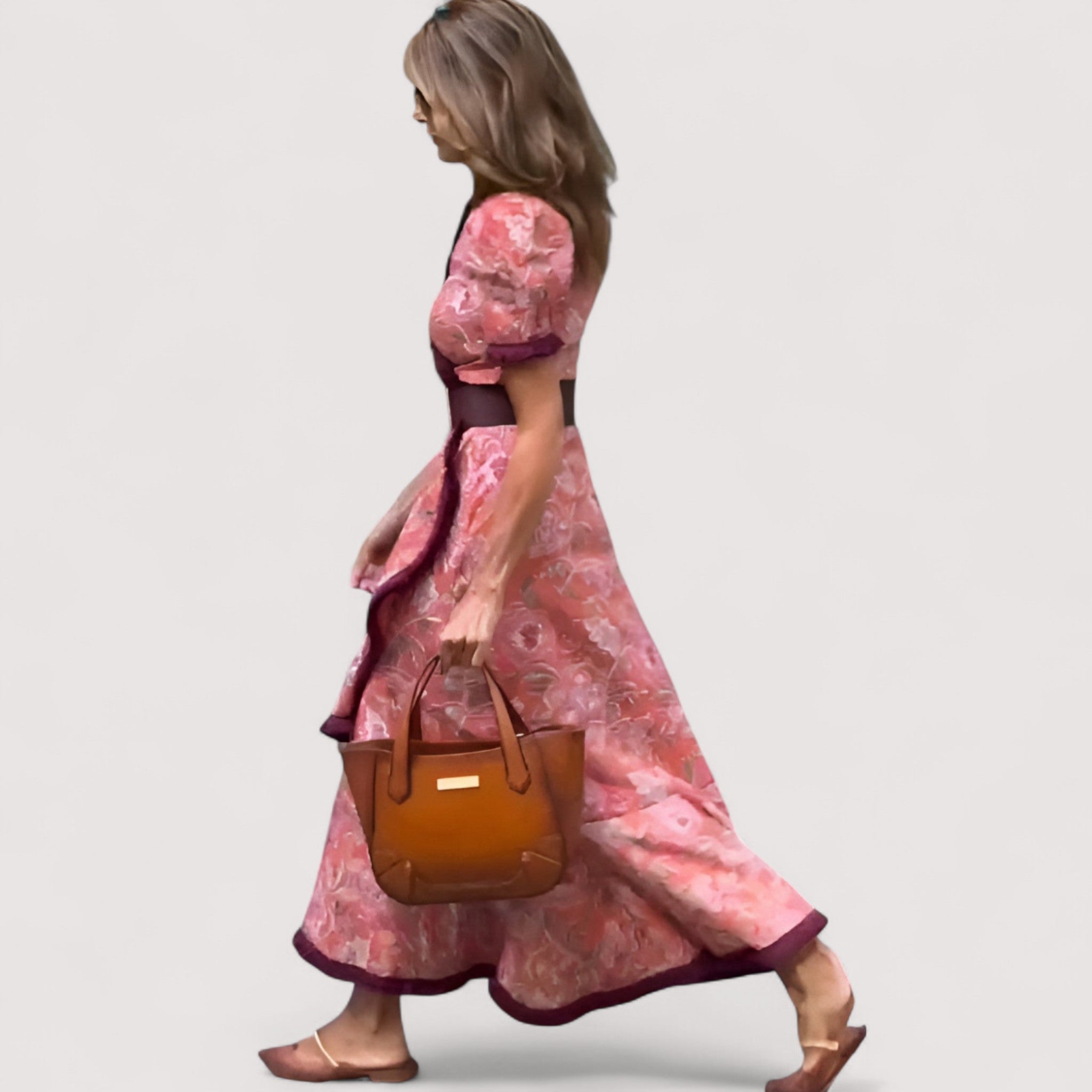 Sif | Elegantes Rosa Maxikleid für einen schicken Look