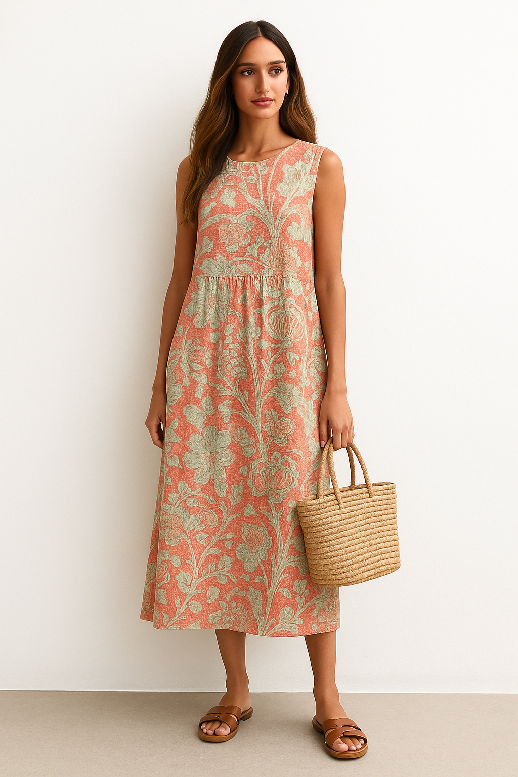 Lydia - Charmantes Vintage Blumenmuster Kleid