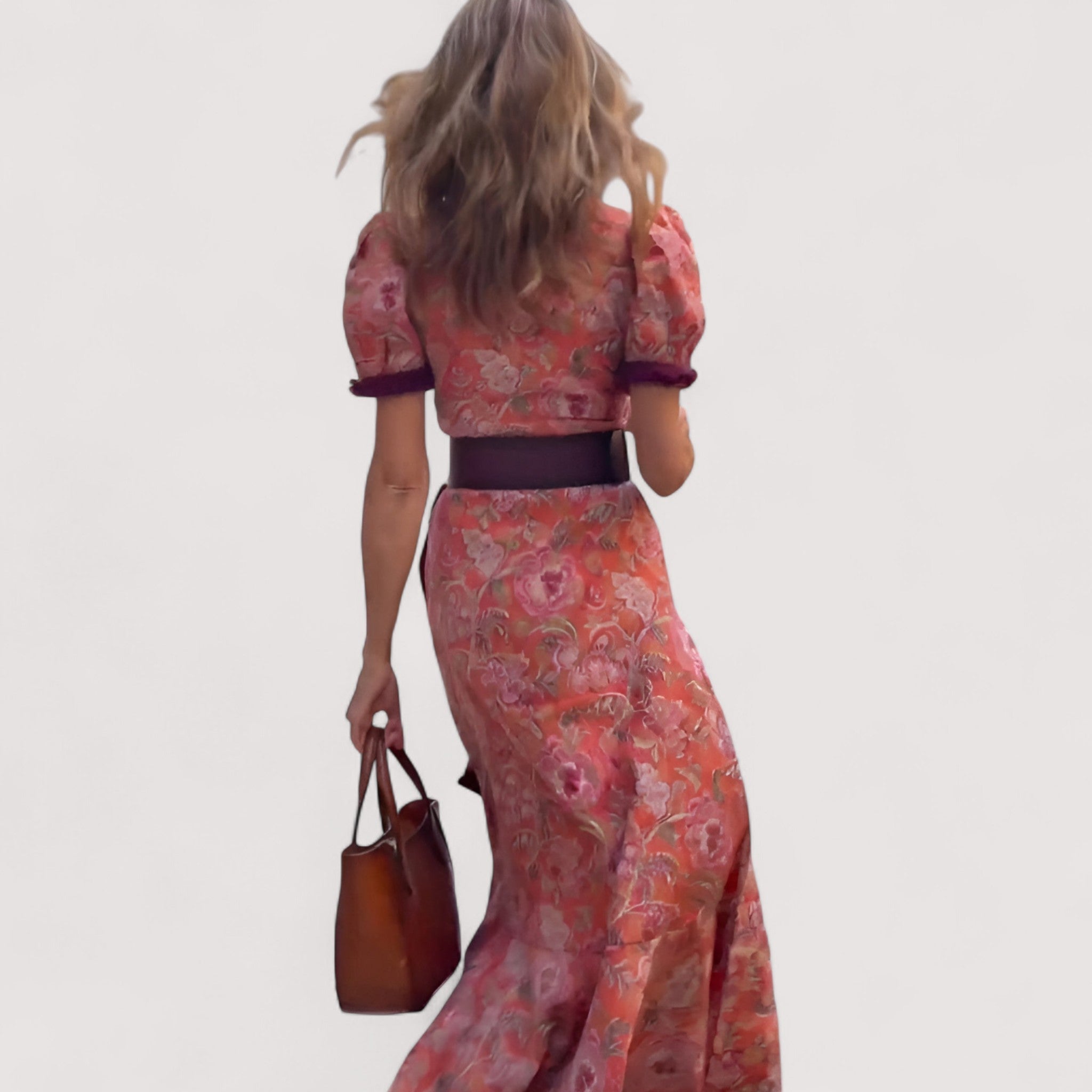 Sif | Elegantes Rosa Maxikleid für einen schicken Look