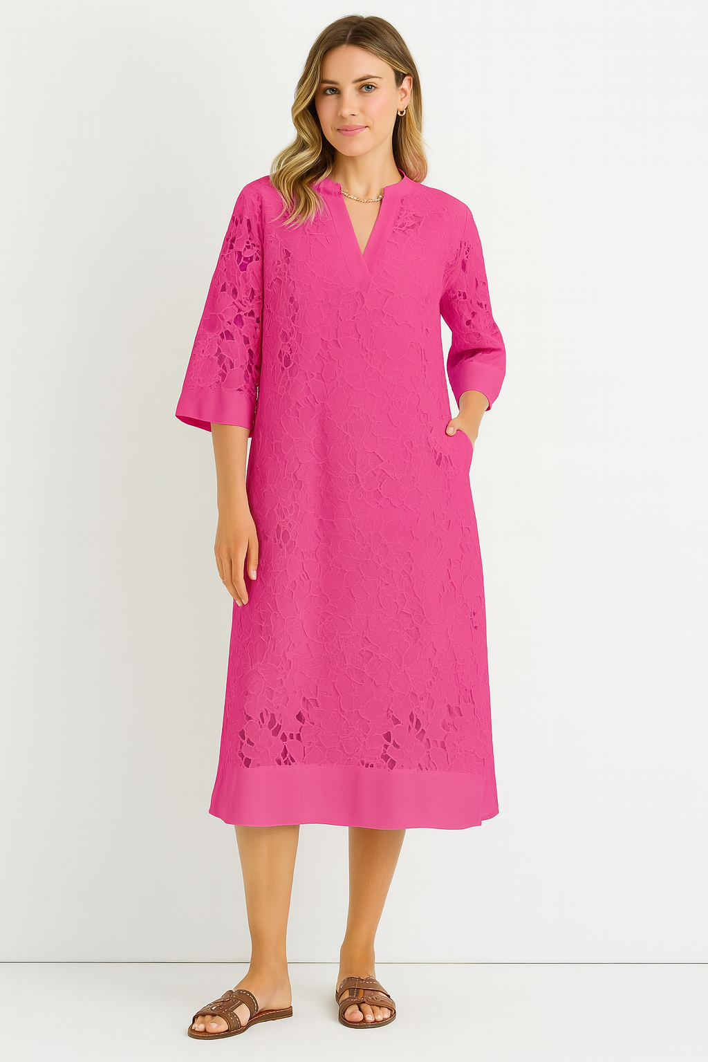 Juliette | Elegantes figurumschmeichelndes Midikleid