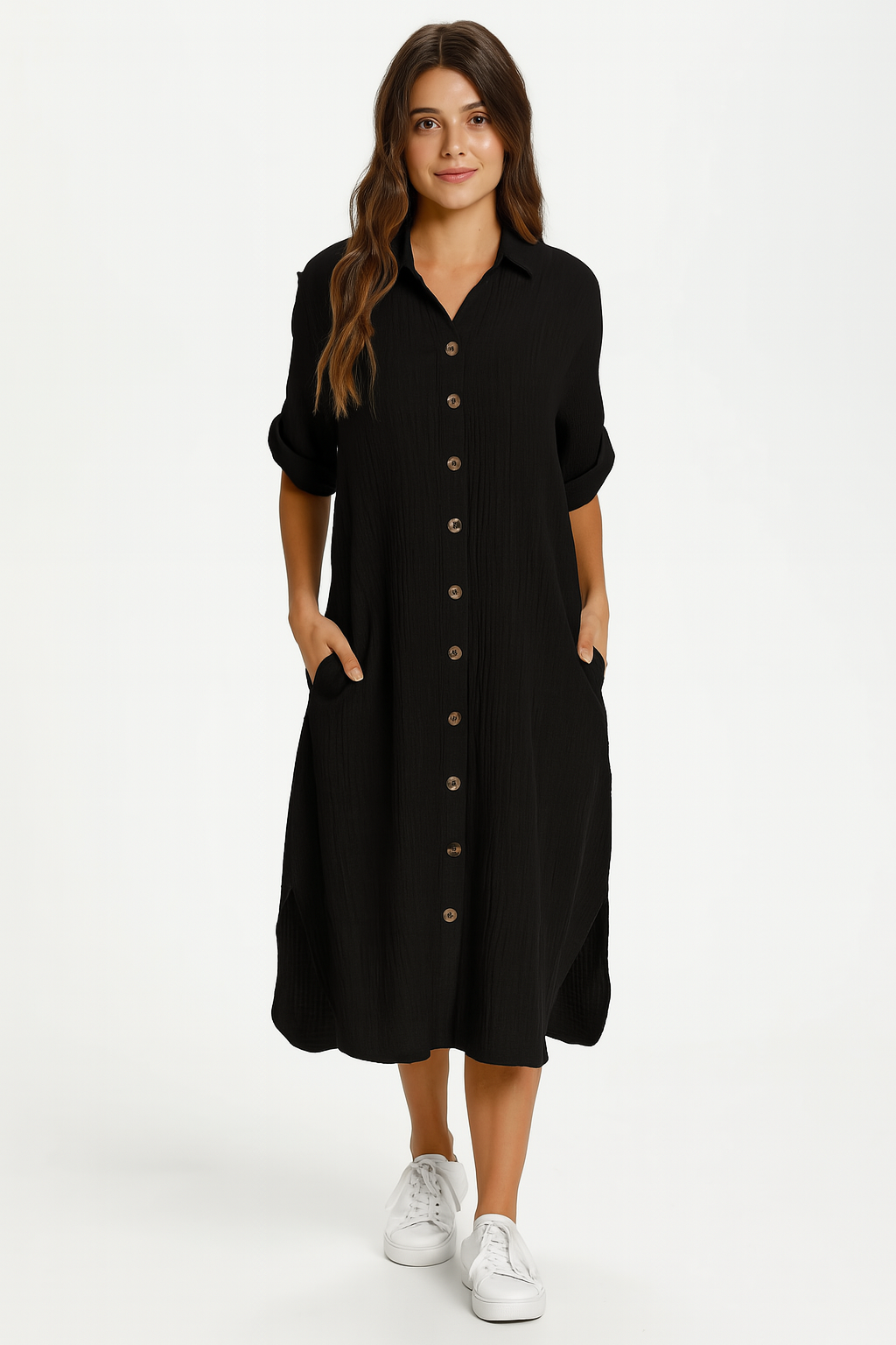 Nadia Sommerkleid - Leichtgewichtig und Bequem mit Zeitloser Eleganz