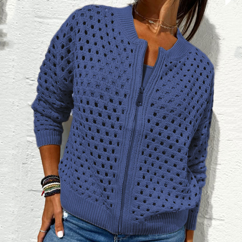 Abigail - Stylische gestrickte Damenjacke