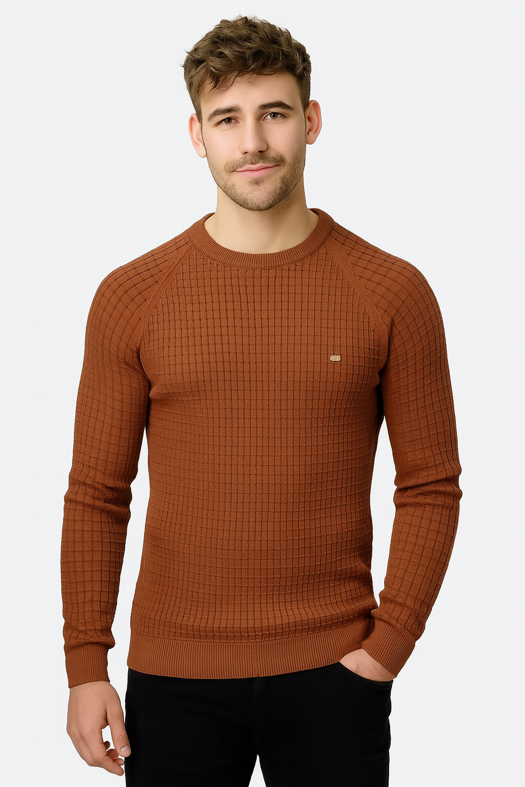 Harold - Eleganter Pullover für Herren Vincent mit schickem Karomuster