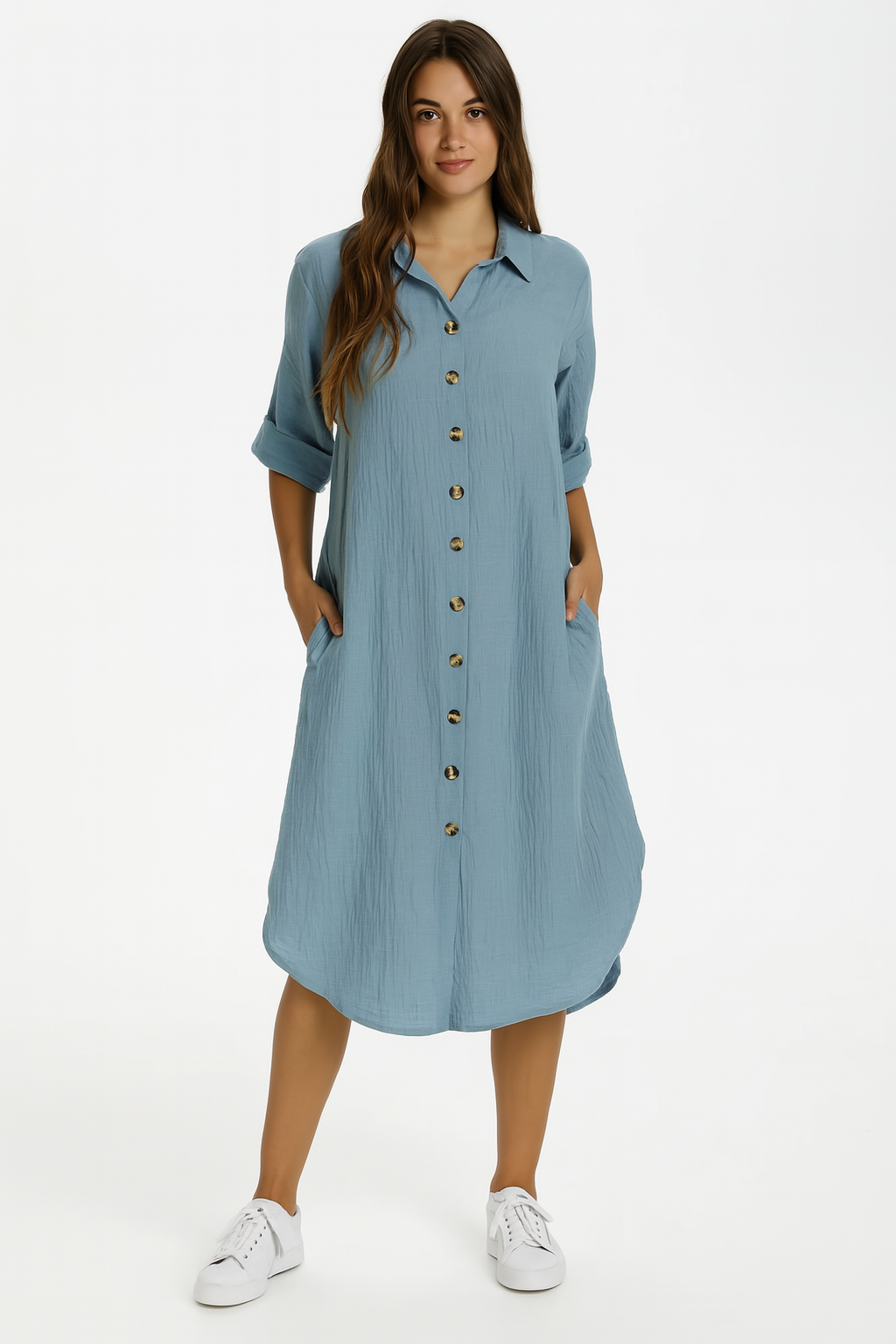 Nadia Sommerkleid - Leichtgewichtig und Bequem mit Zeitloser Eleganz