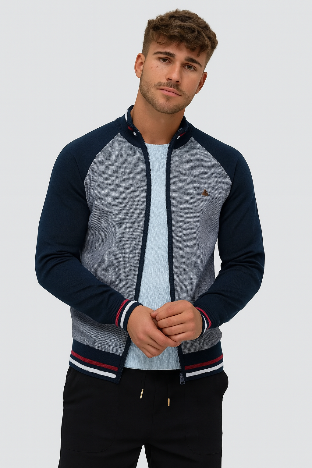 Luxus Rundhals-Sweatshirt für anspruchsvolle Herren Thomas