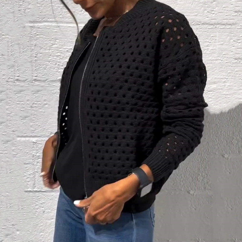 Abigail - Stylische gestrickte Damenjacke