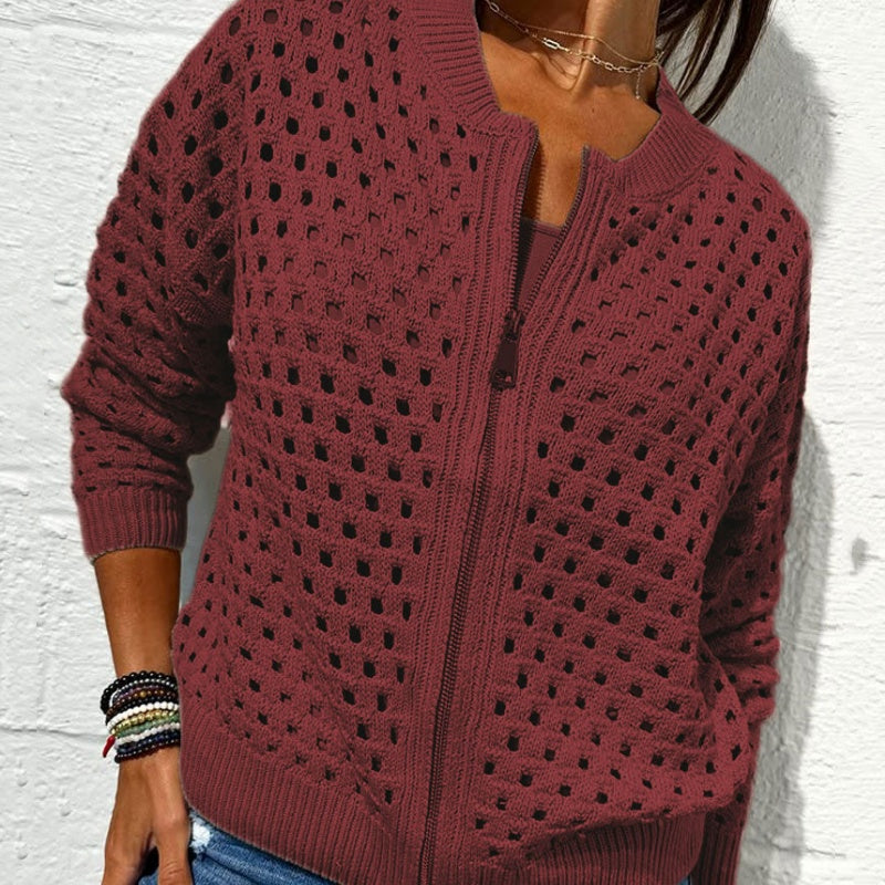 Abigail - Stylische gestrickte Damenjacke